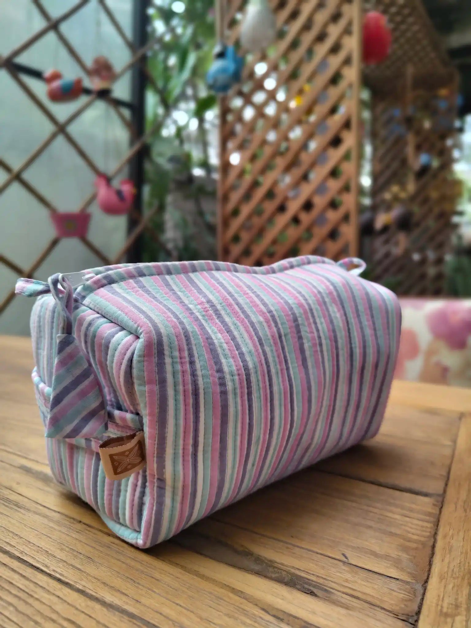 Marshmallow Makeup Bag