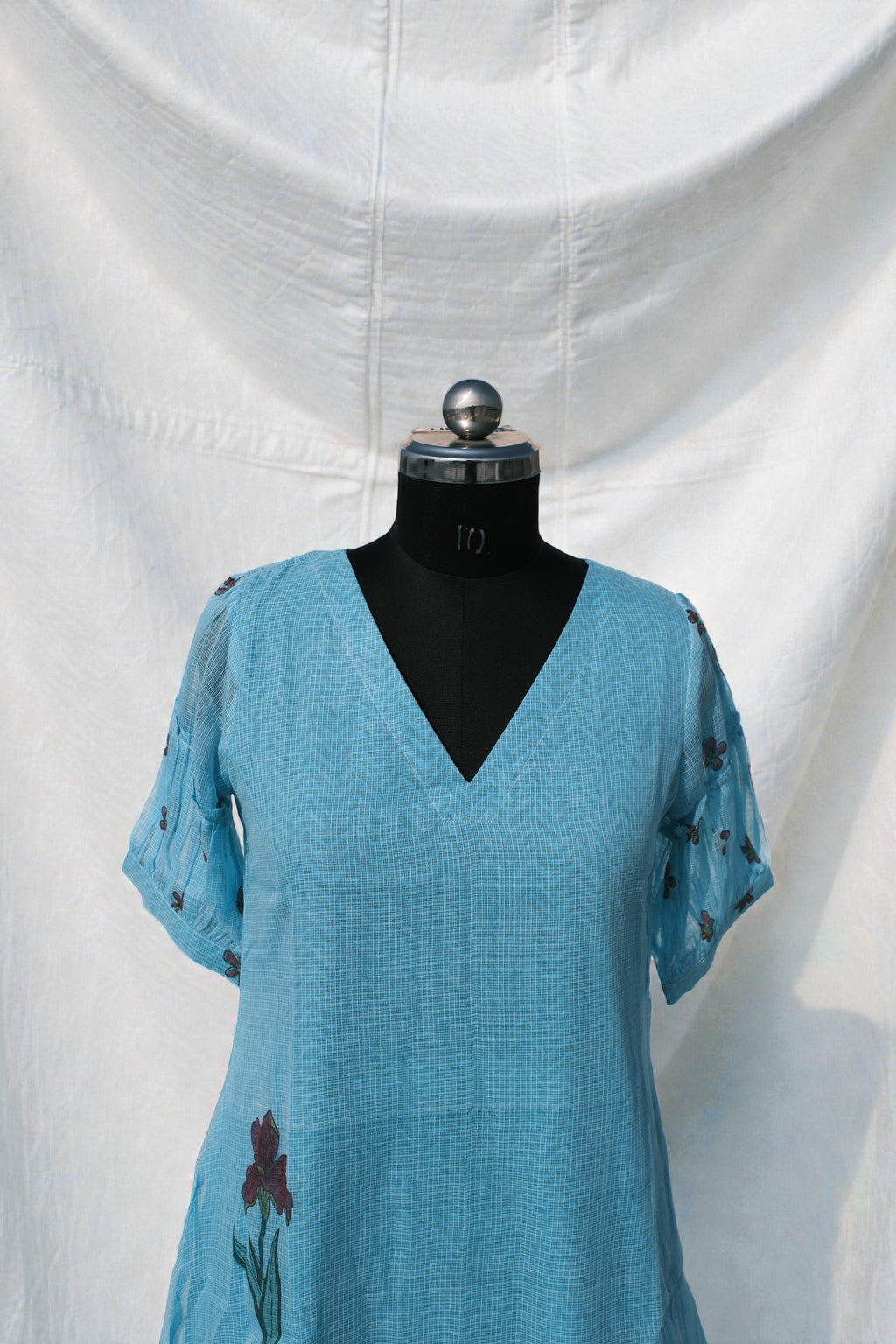 Yellow Kota Kurta w/ Chevron