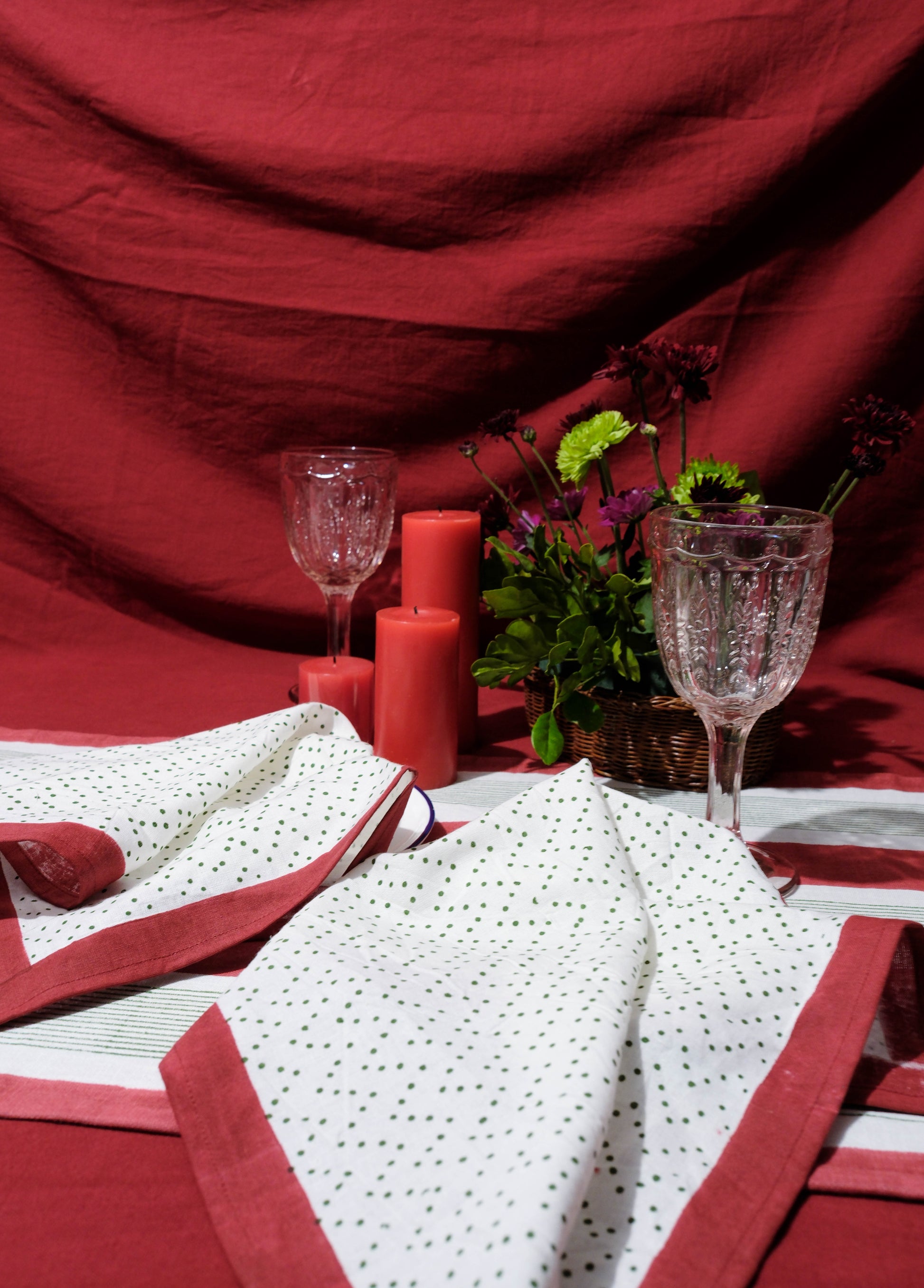 Zigzag Dots Napkin - Set of 6