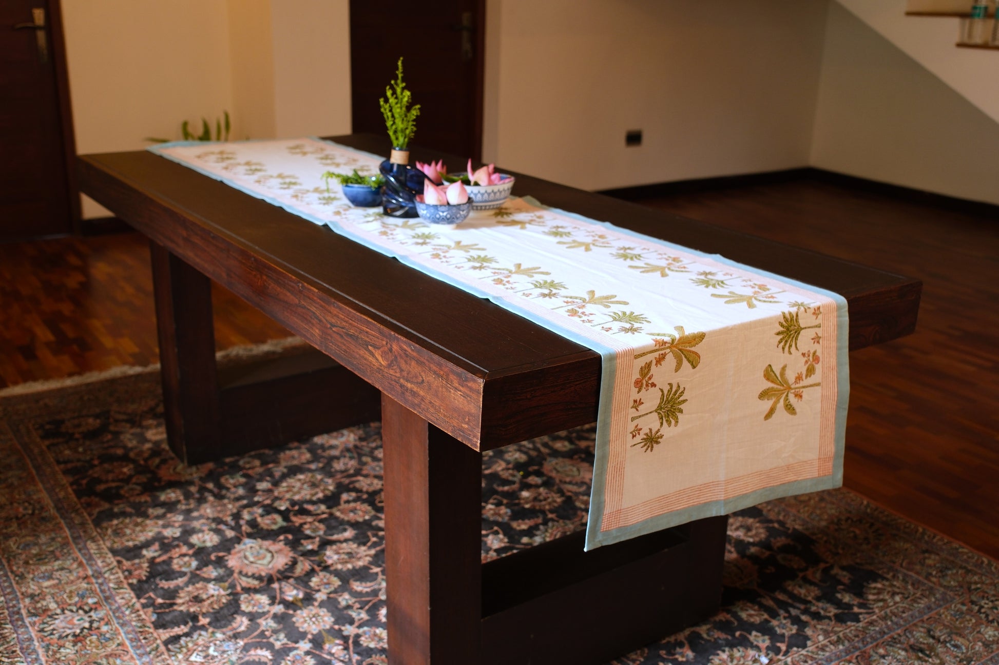 Banana Iris Table Runner