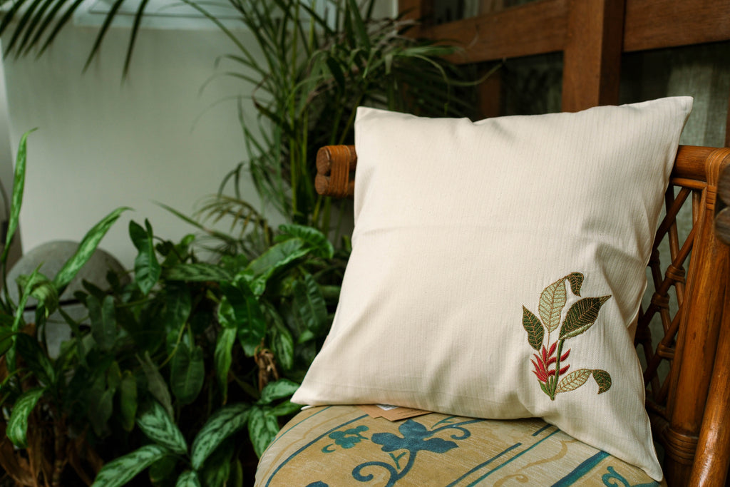 Cotton Twill Embr. Cushion