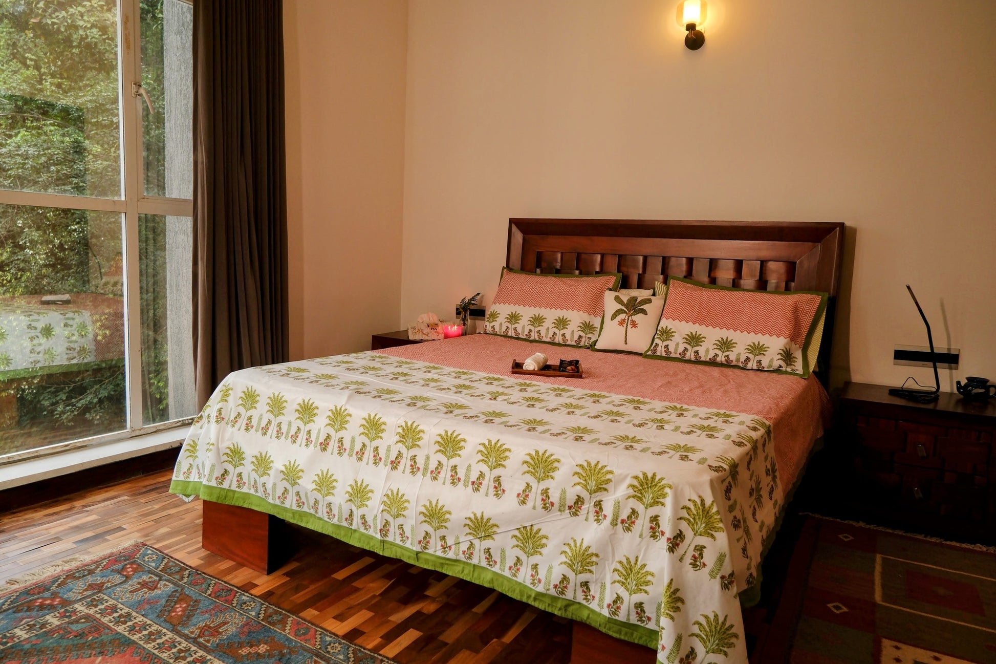 Chevron Trio Print Bedsheet Set