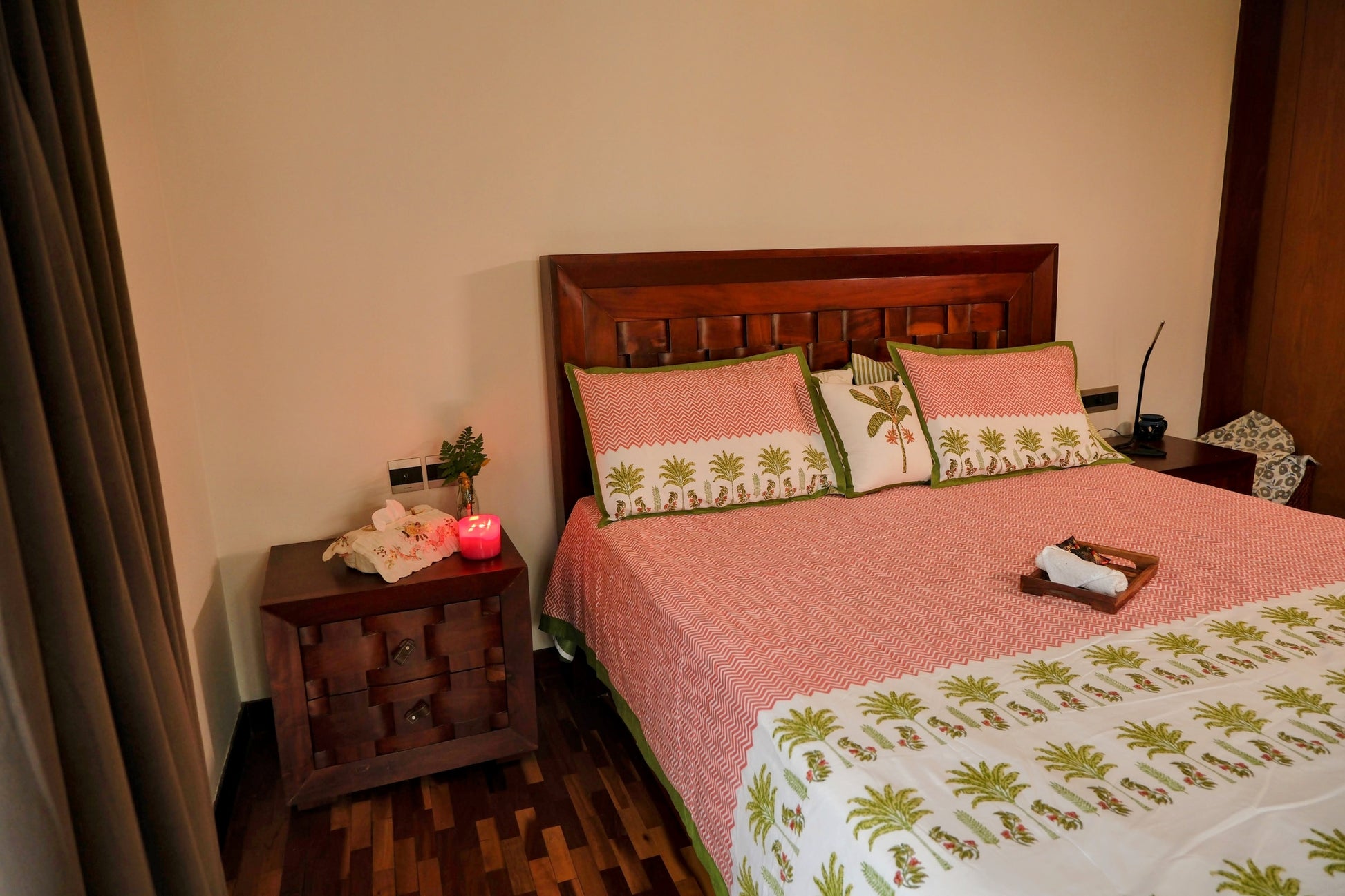 Chevron Trio Print Bedsheet Set