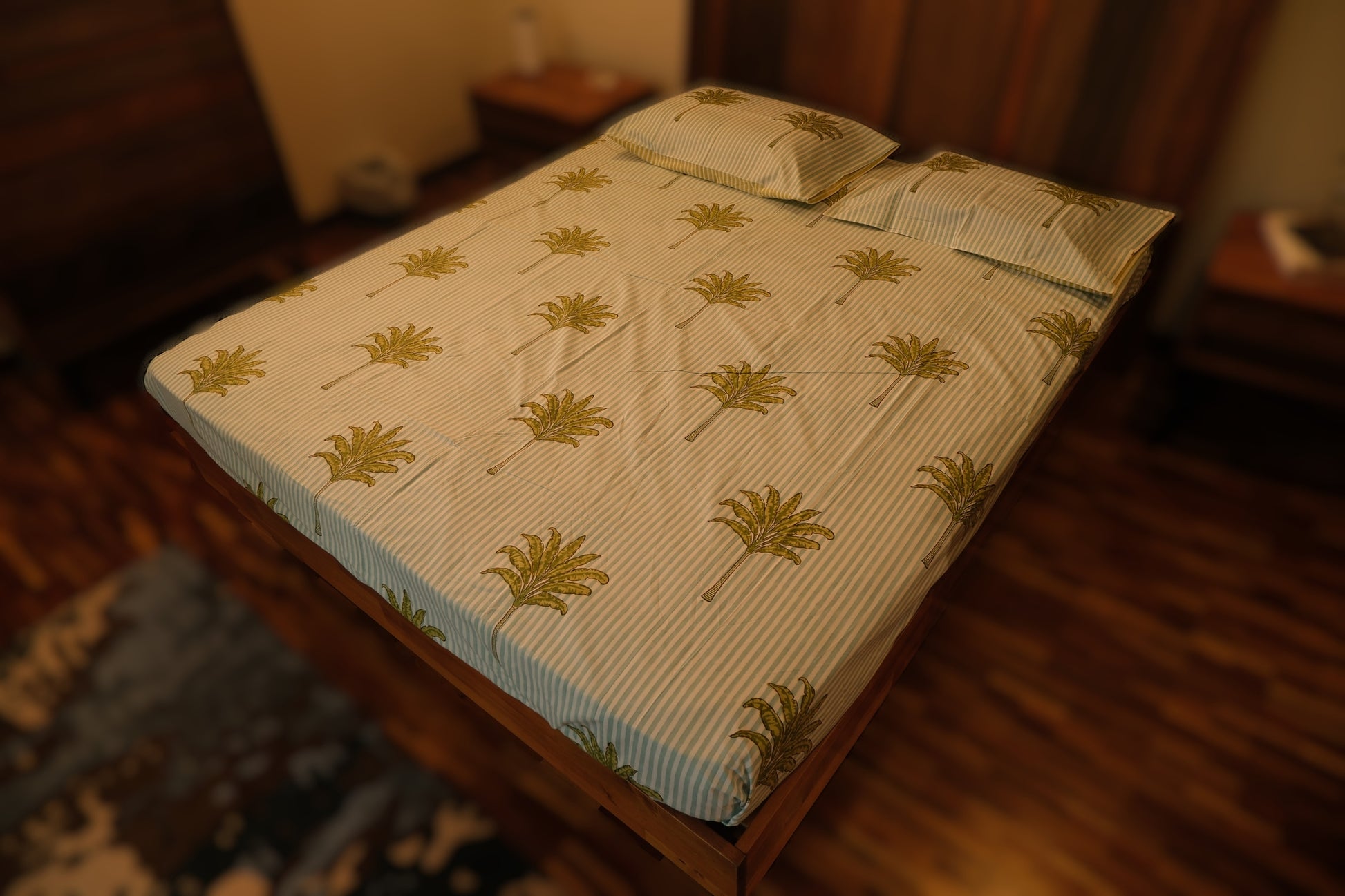 Coco Striped Bedsheet Set