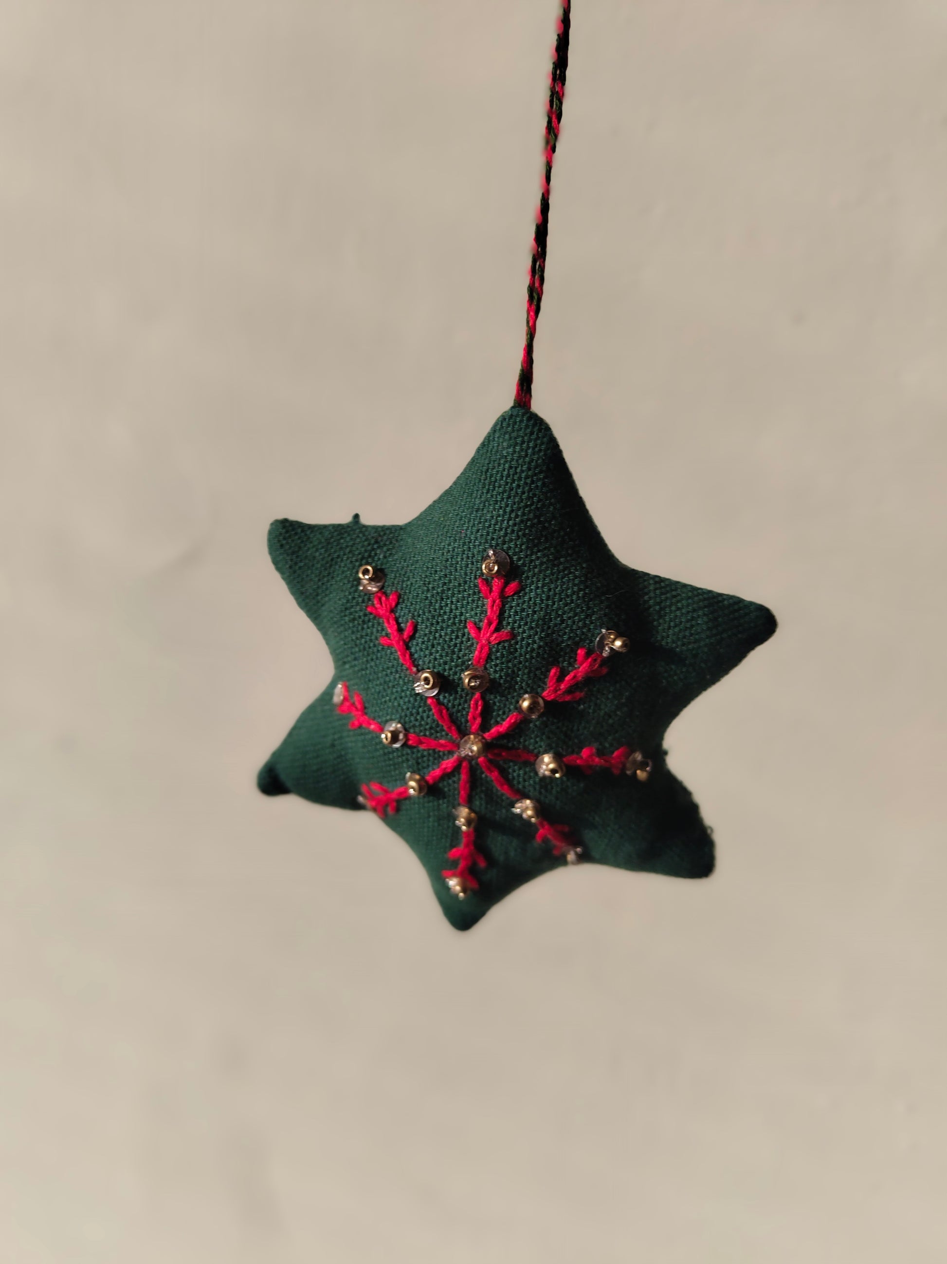 Green Star Ornament
