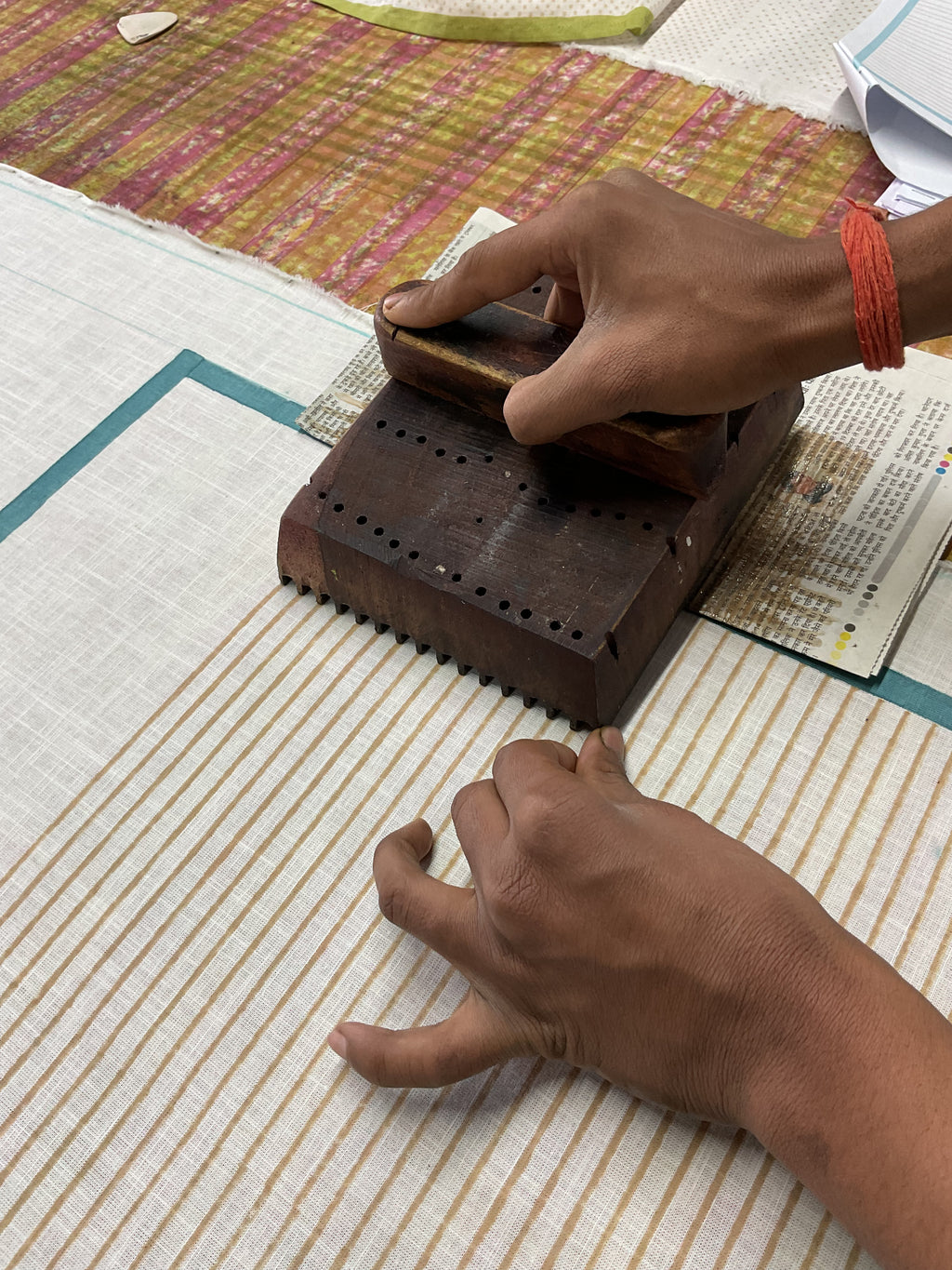 Hand block Printing + Ceramic Painting Workshop