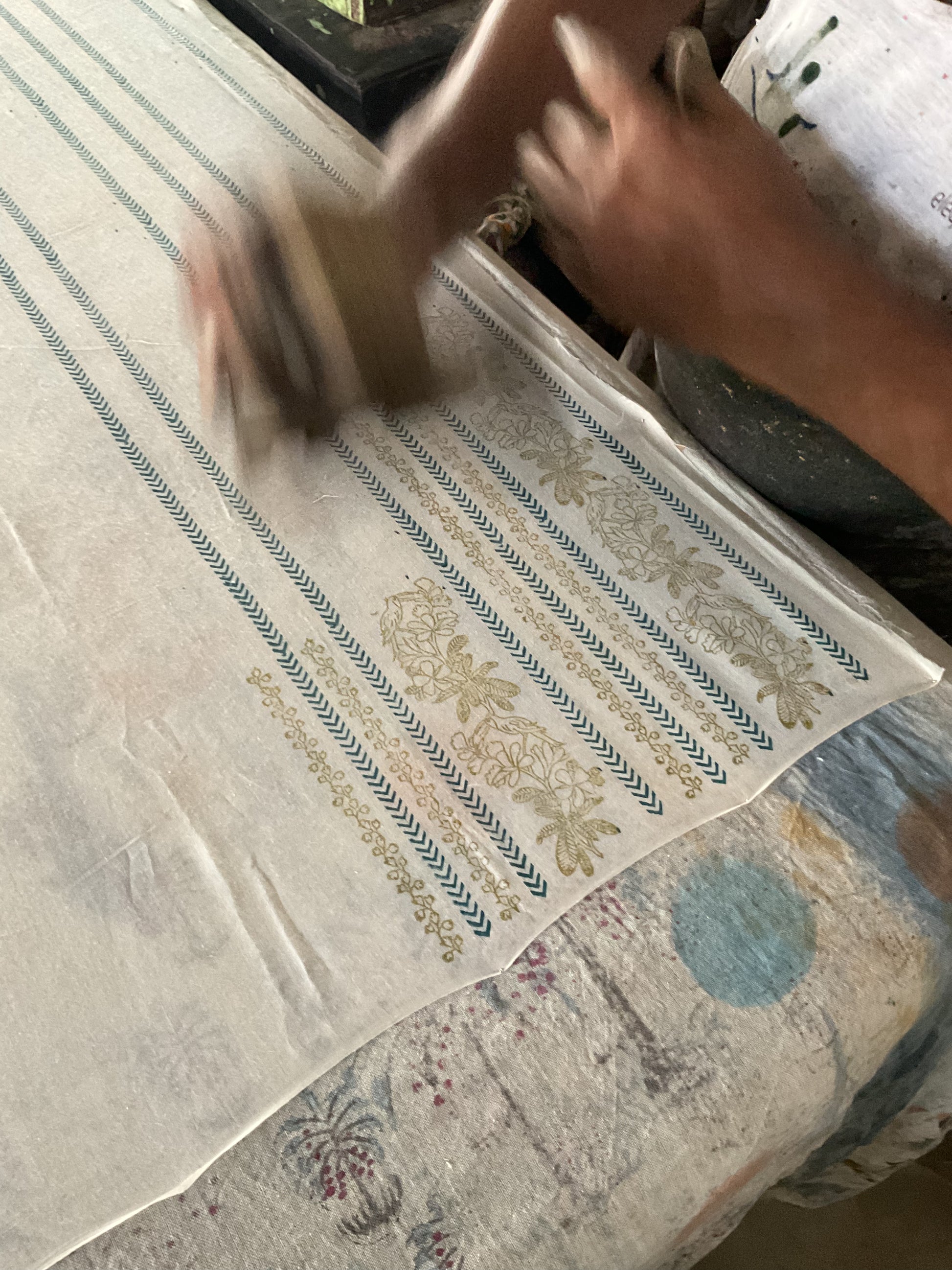 Hand block Printing + Ceramic Painting Workshop