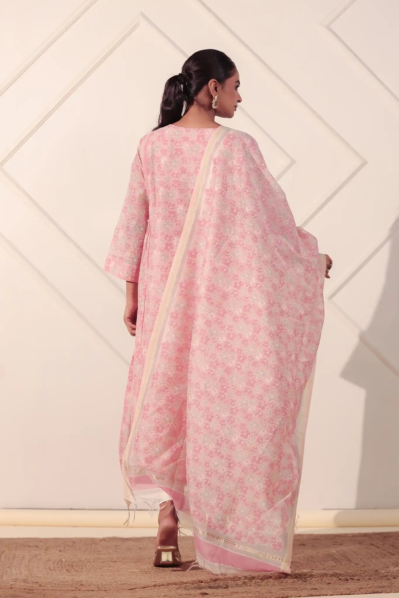 AO: Frilled Chanderi Kurta
