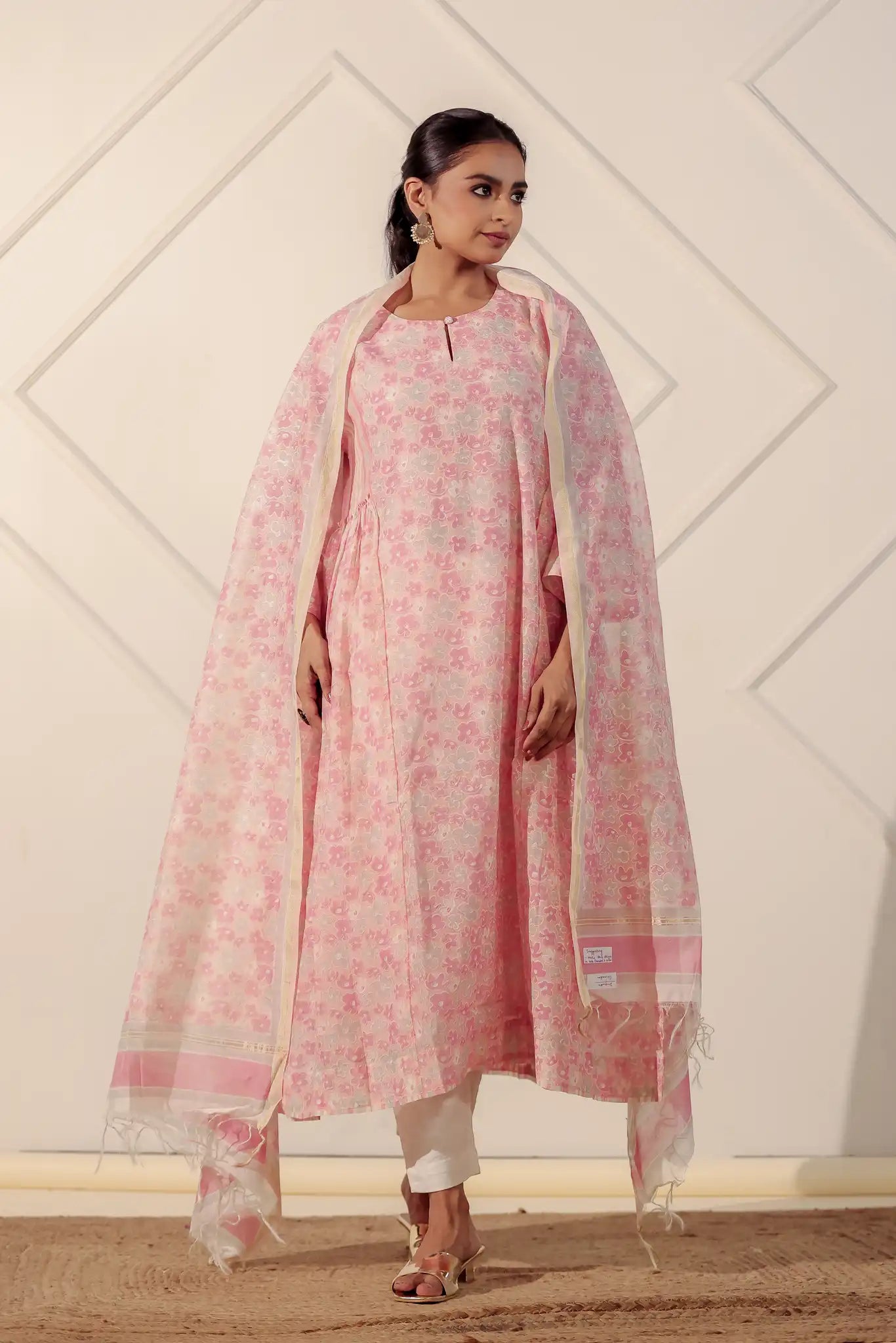 AO: Frilled Chanderi Kurta