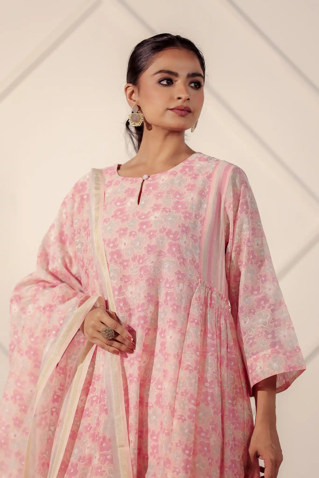 AO: Frilled Chanderi Kurta