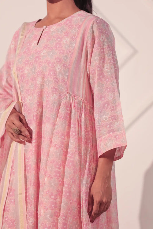 AO: Frilled Chanderi Kurta