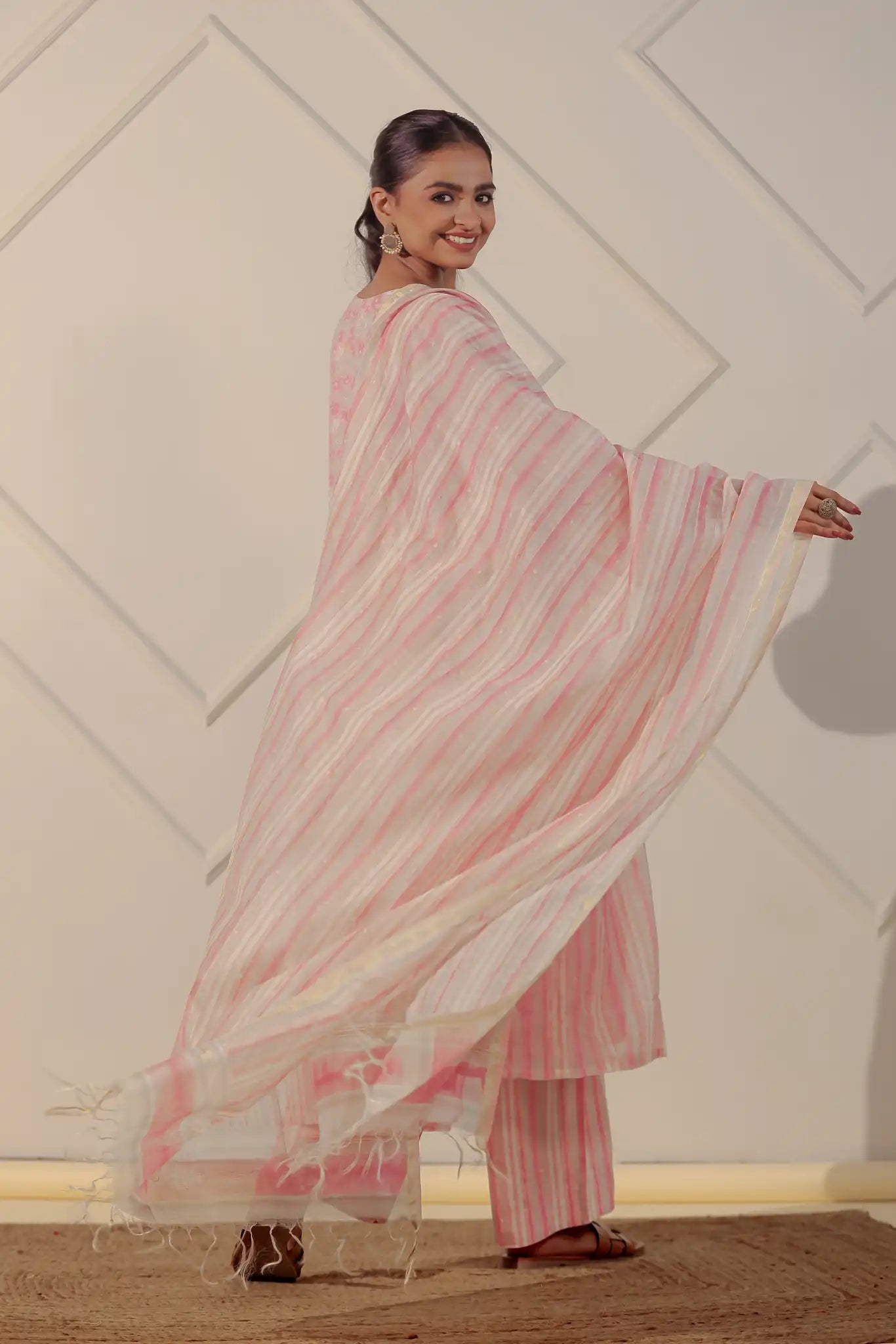 AO: Floral Yoke Kurta