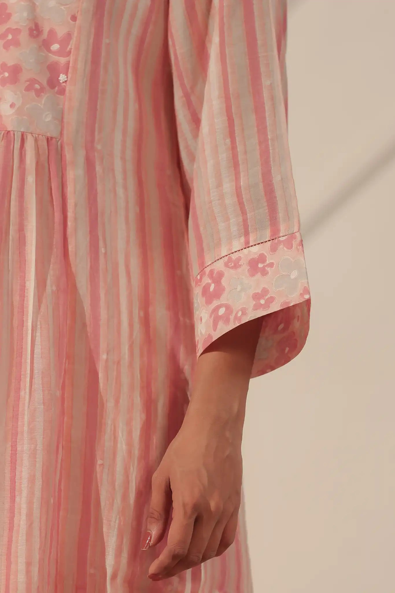 AO: Floral Yoke Kurta