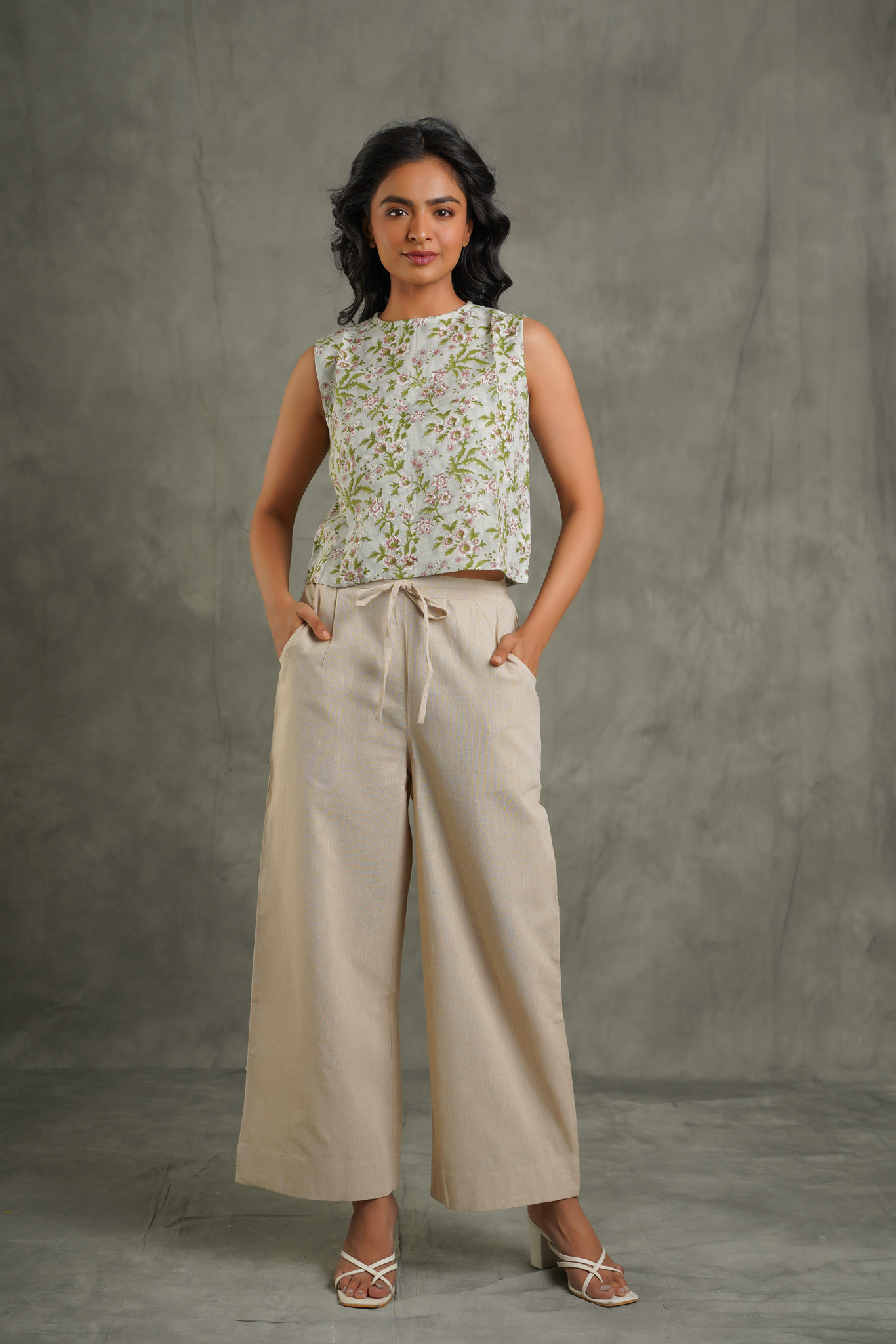 Pixie Printed Short Top