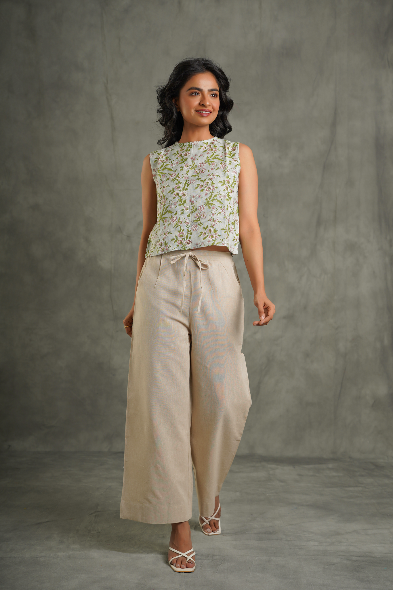 Pixie Printed Short Top