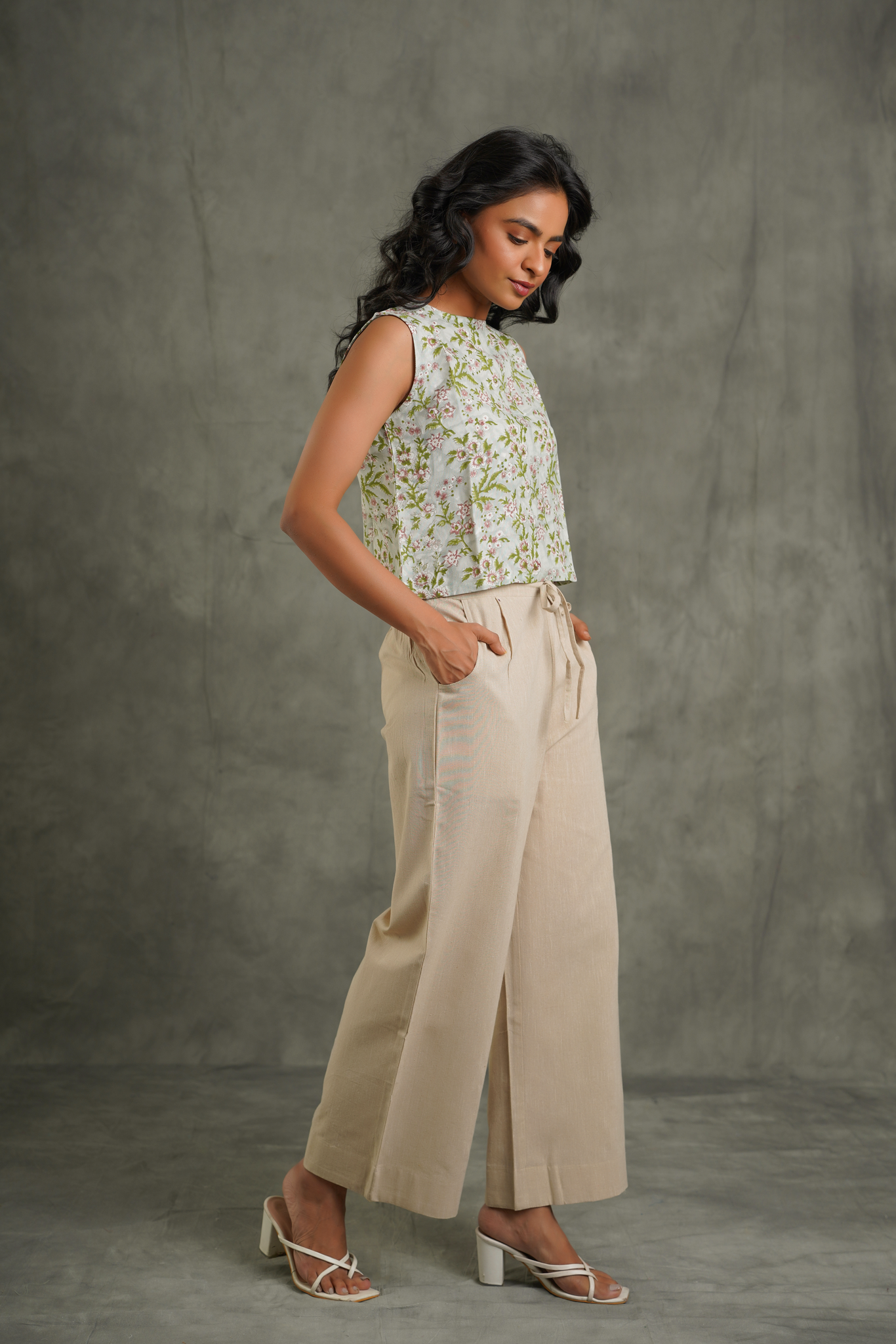 Pixie Printed Short Top