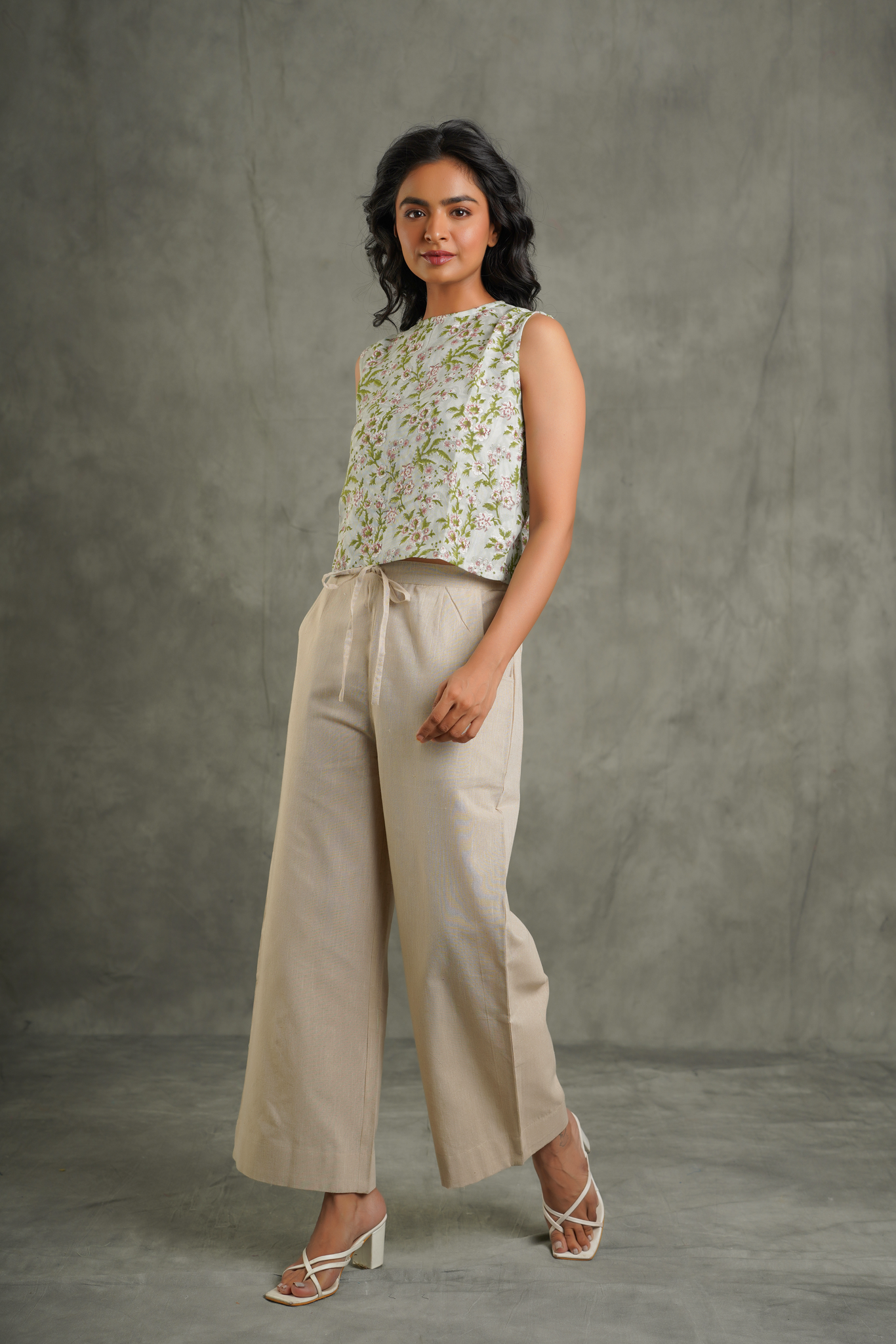 Pixie Printed Short Top