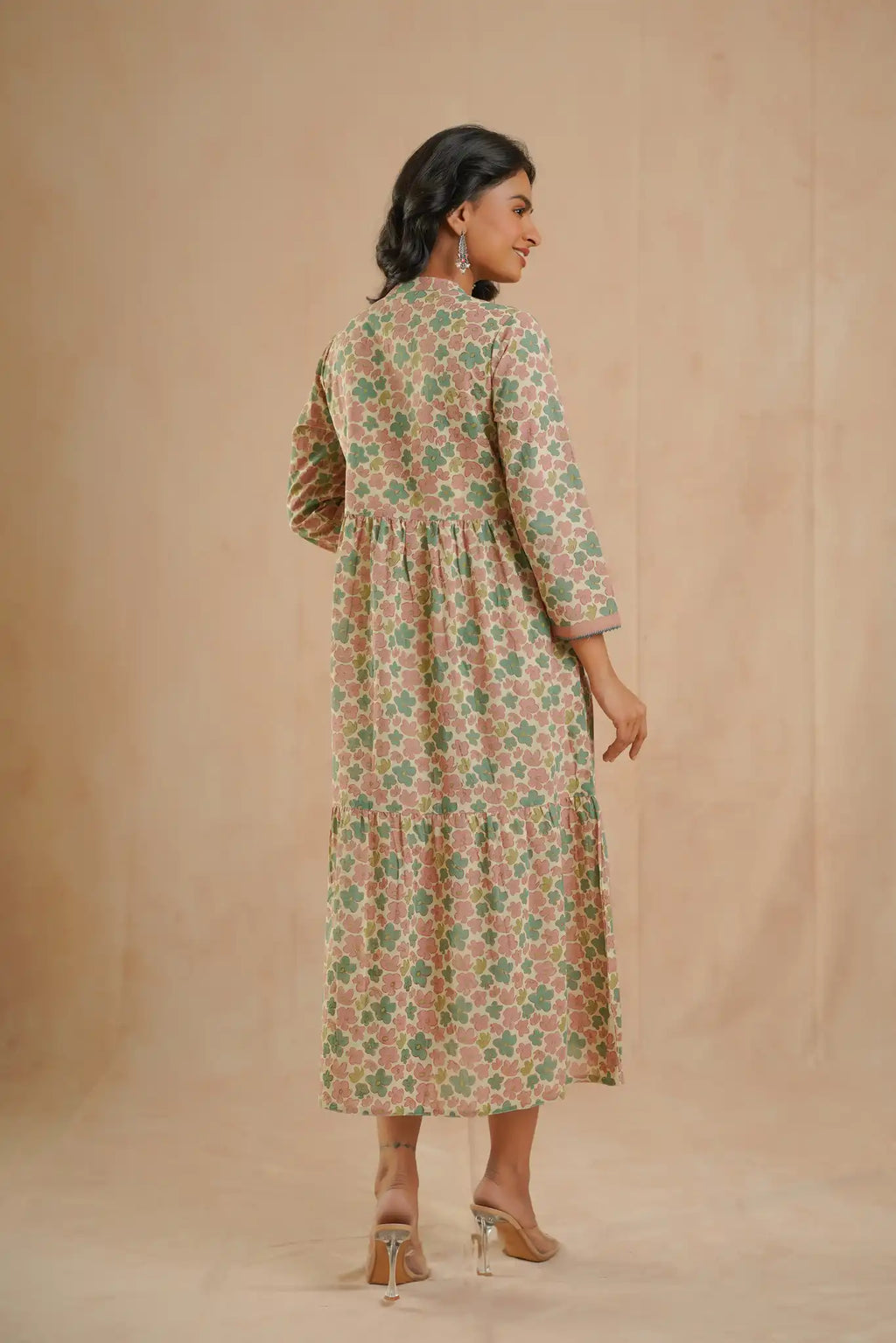 Cotton Georgette Apple Orchard Kurta