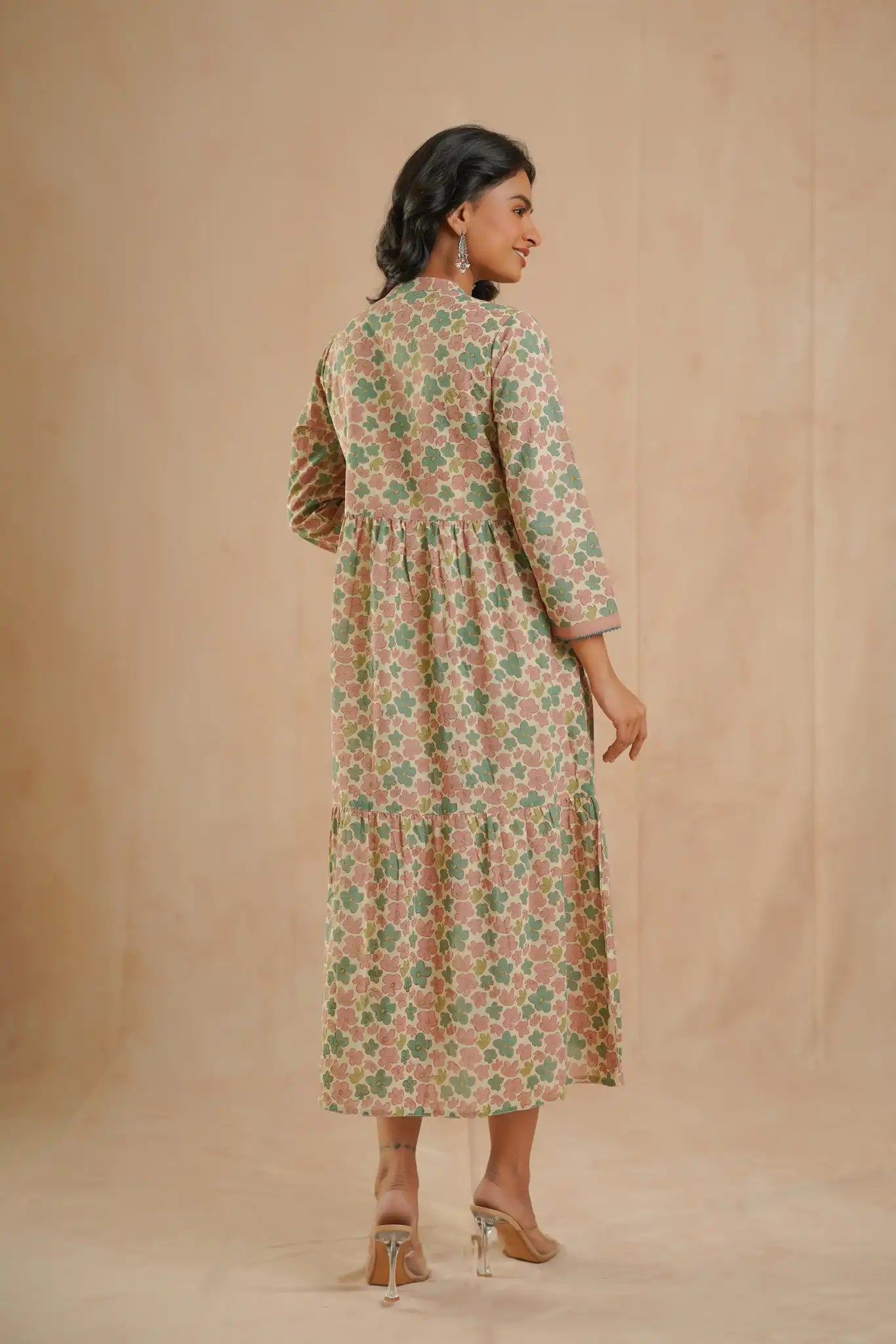 Cotton Georgette Apple Orchard Kurta