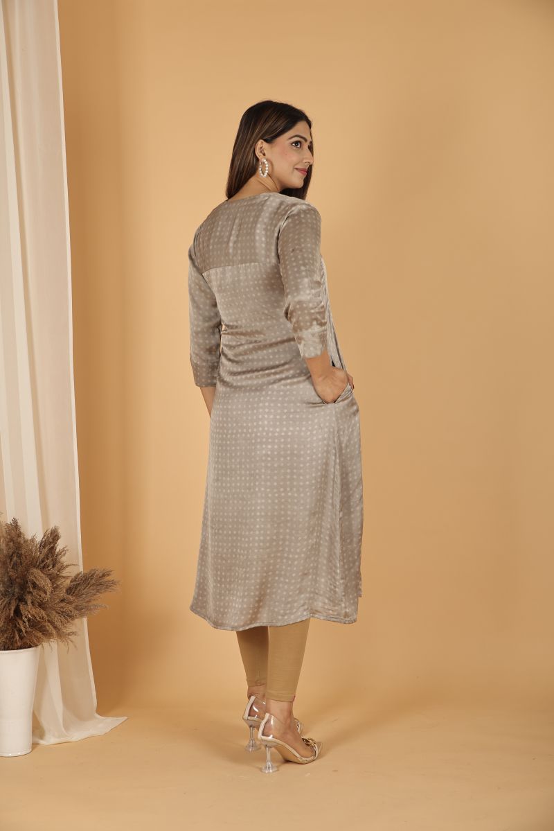 Modal Satin Kashish Print Kurta