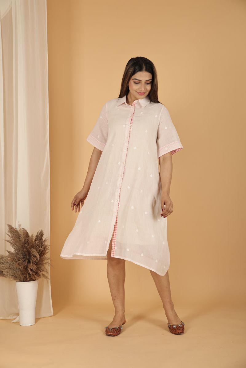 Pink Moon Patch Dress