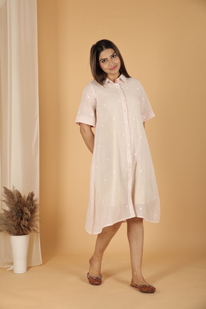Pink Moon Patch Dress