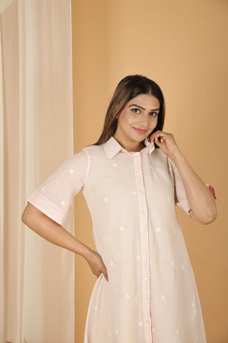 Pink Moon Patch Dress