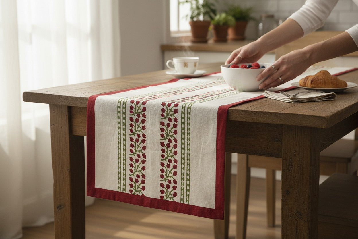 Floral Table Runner